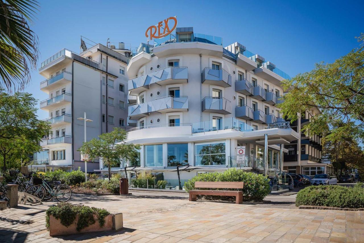 Hotel Rex - Fronte mare Riccione Esterno foto