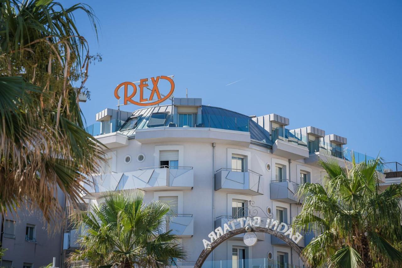 Hotel Rex - Fronte mare Riccione Esterno foto